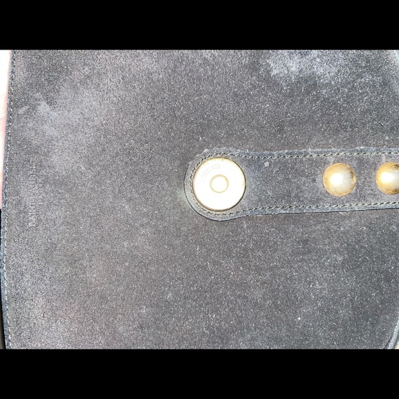 Saint Laurent Y Studs Besace Crossbody Bag - Picture 7 of 9